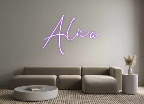 Custom Neon: Alicia