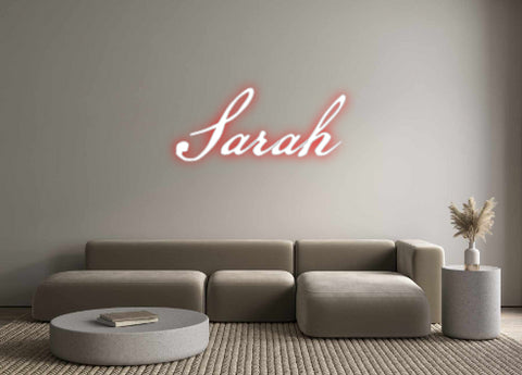 Custom Neon: Sarah