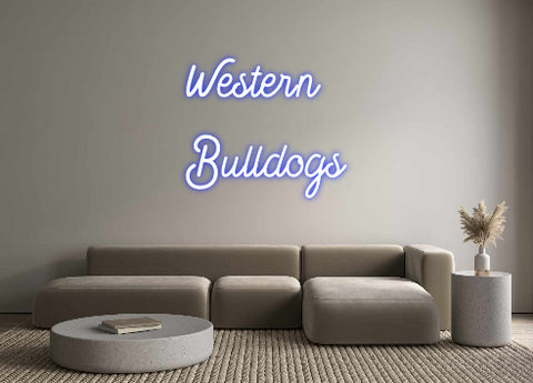 Custom Neon: Western
Bull...